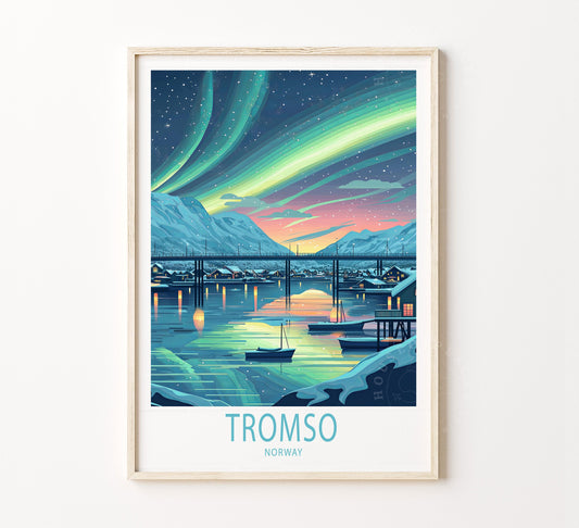Tromso travel poster – view 2
