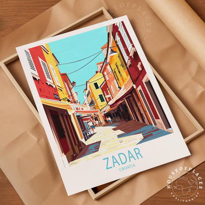 Zadar travel poster – view 4