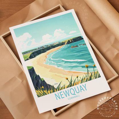 Newquay travel poster – view 10