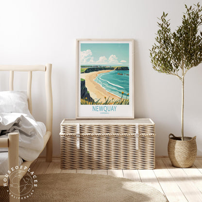 Newquay travel poster – view 3