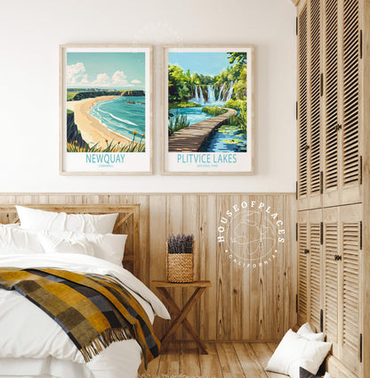 Newquay travel poster – view 6