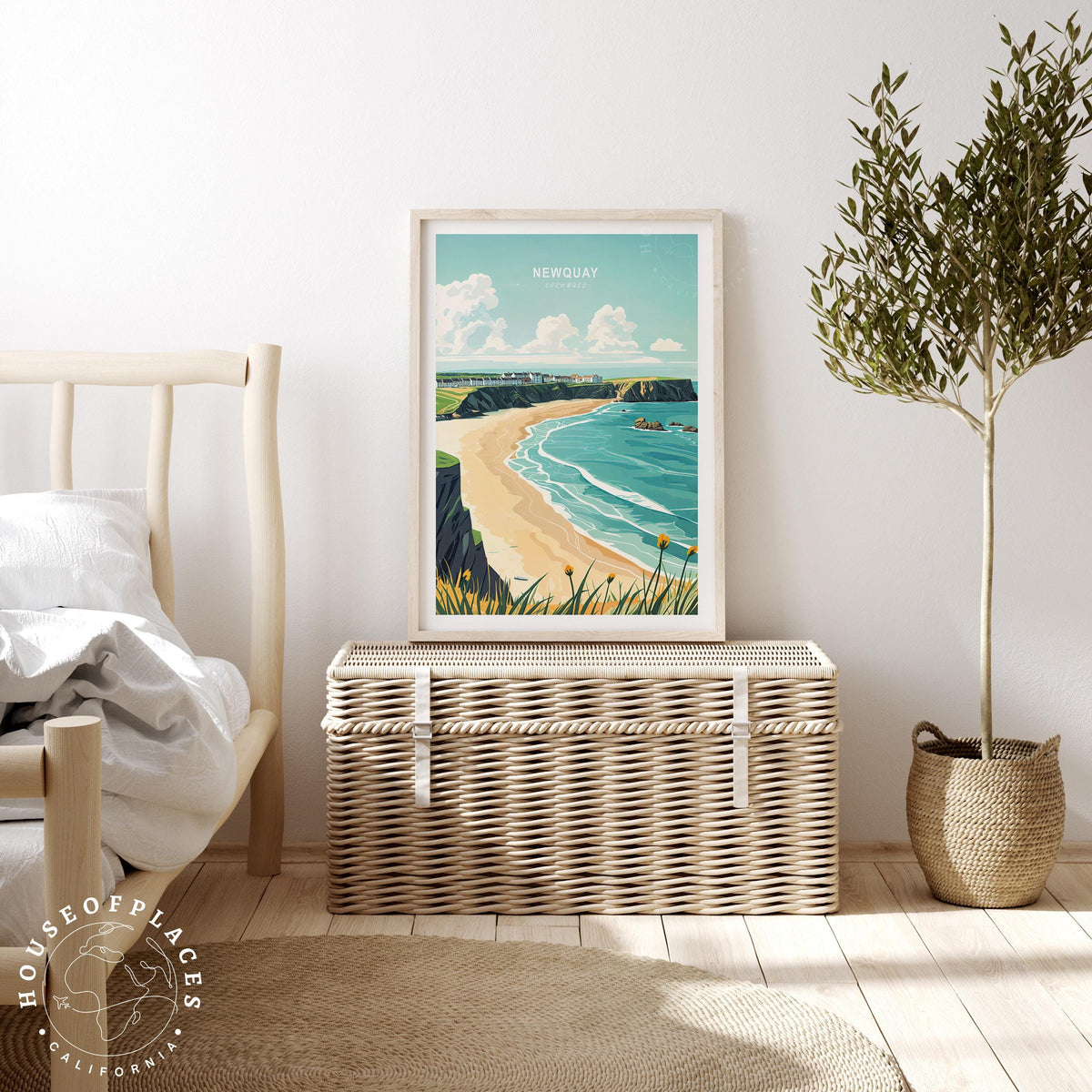 Newquay travel poster – view 3