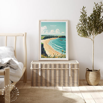 Newquay travel poster – view 3