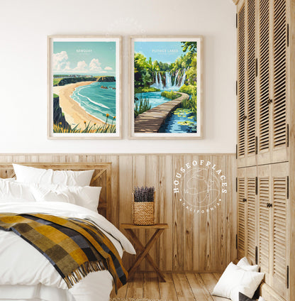 Newquay travel poster – view 6