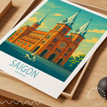 Saigon travel poster – view 4