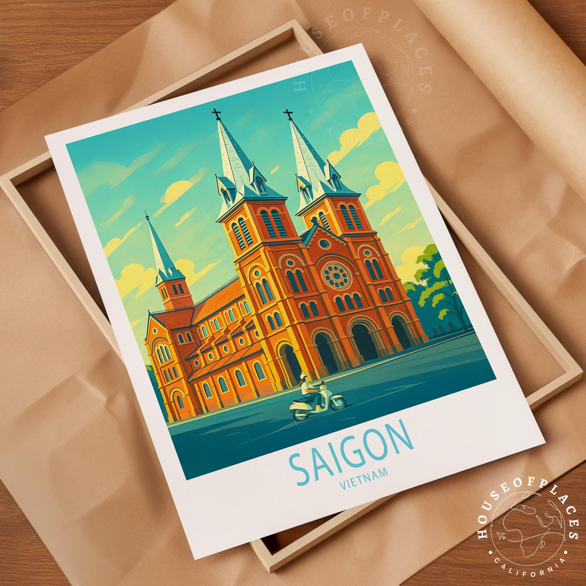 Saigon travel poster – view 10