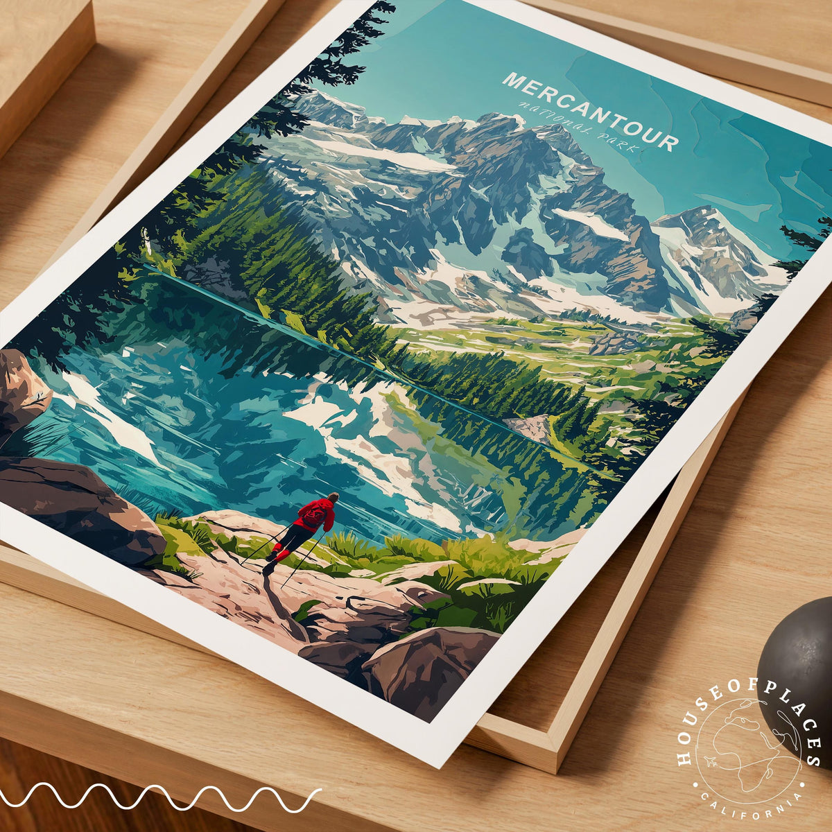 Mercantour travel poster – view 4