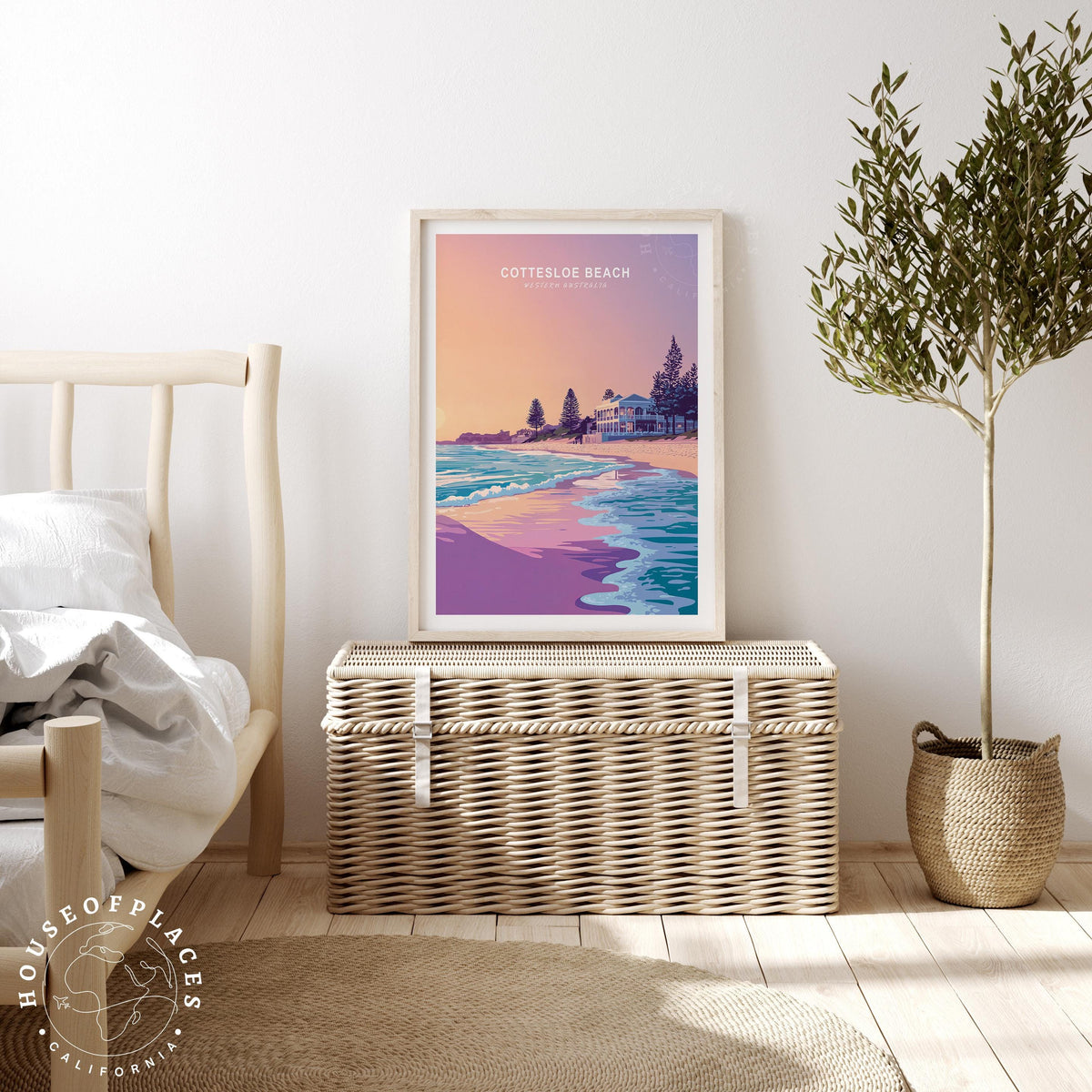 Cottesloe Beach travel poster – view 3