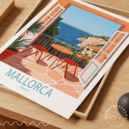 Mallorca travel poster – view 4