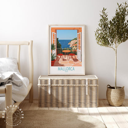Mallorca travel poster – view 3