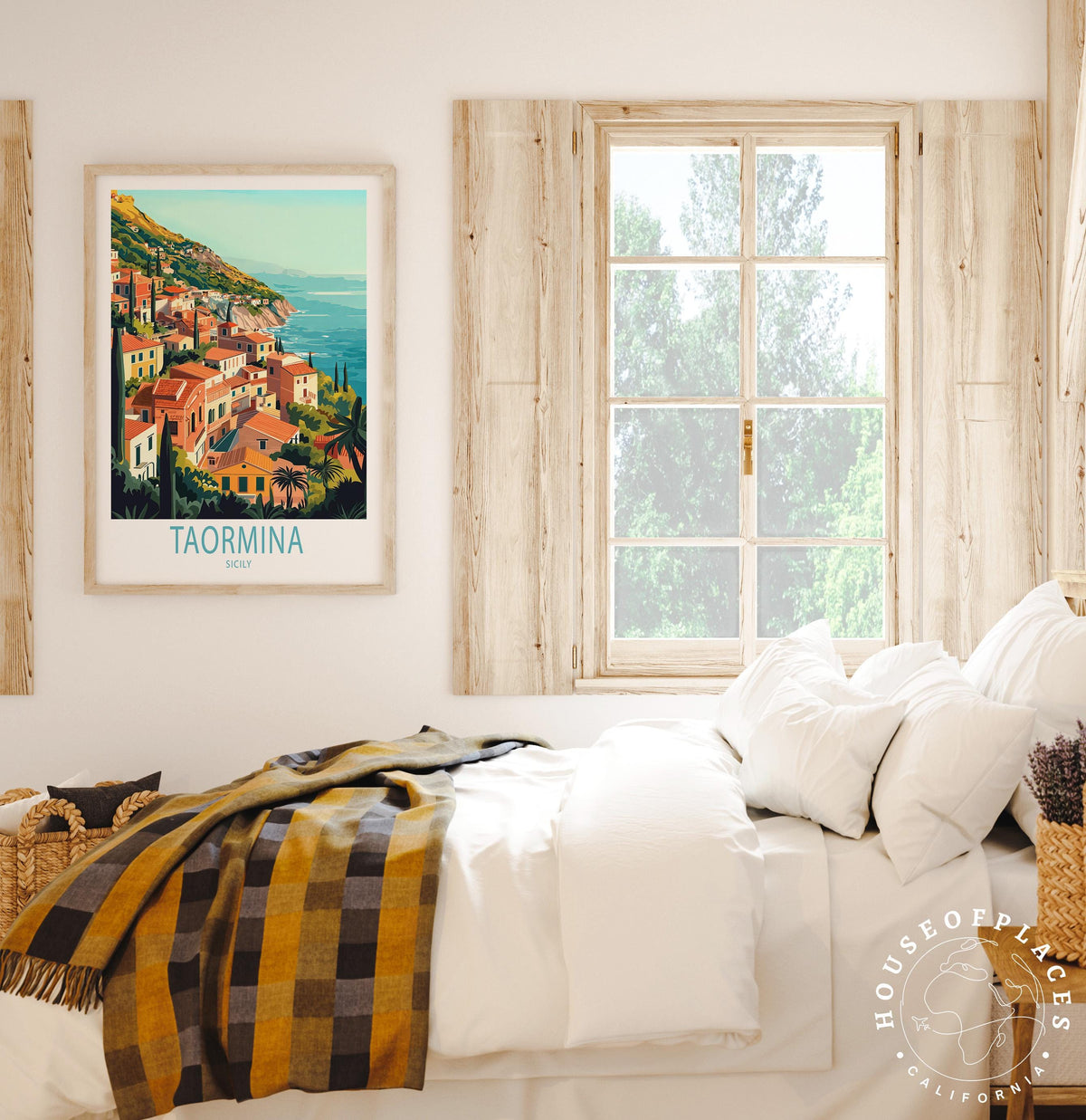 Taormina Sicily travel poster – view 7
