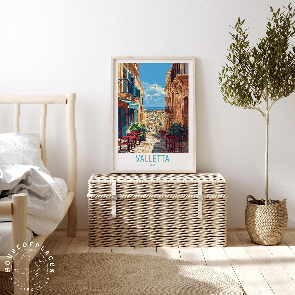 Valletta travel poster – view 3