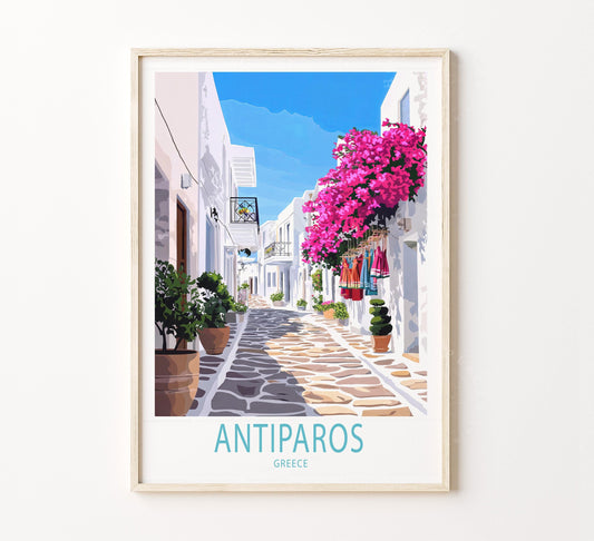 Antiparos travel poster – view 2