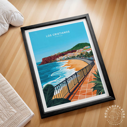 Los Cristianos travel poster – view 2