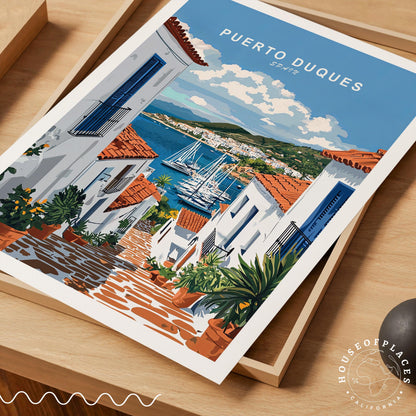 Puerto Duques travel poster – view 4