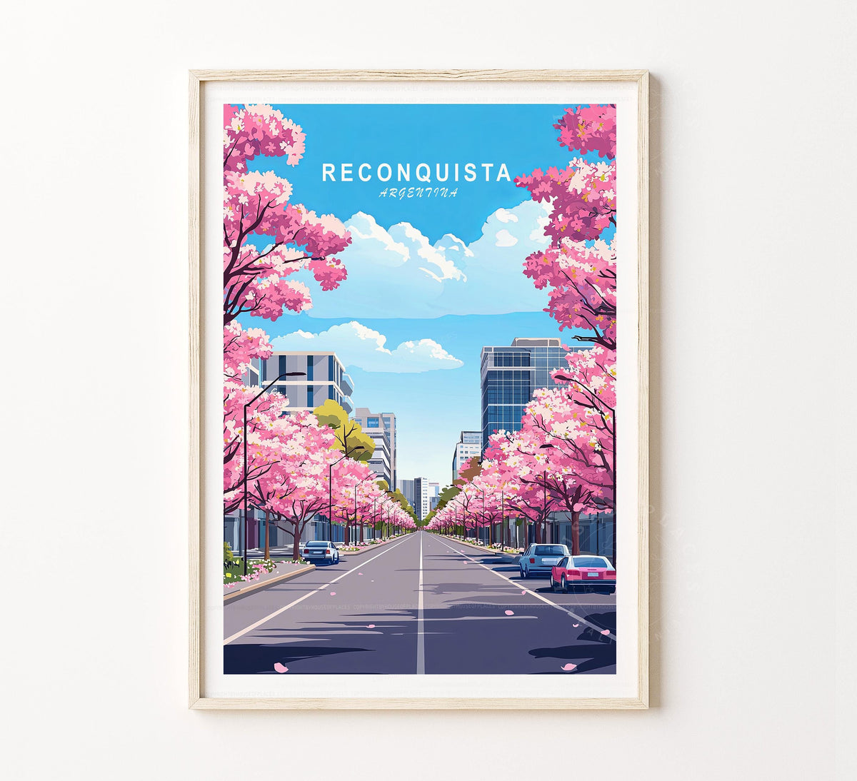 Reconquista Travel Poster – Argentina Wall Art Print