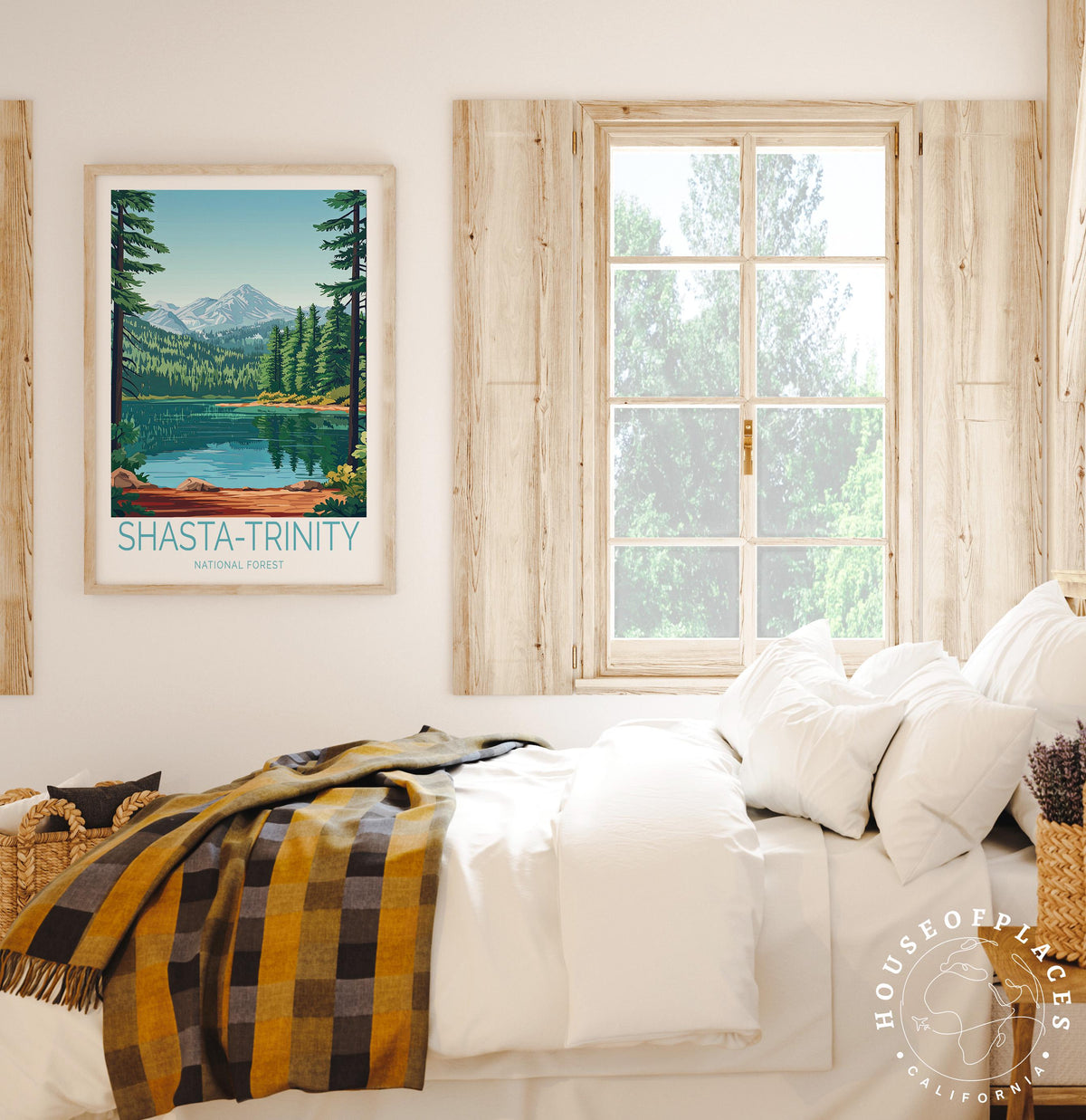 Shasta Trinity National Forest travel poster – view 7