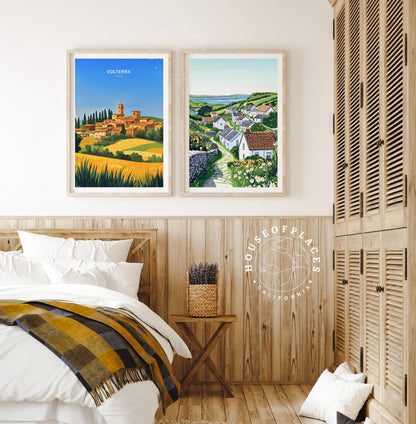 Volterra travel poster – view 6