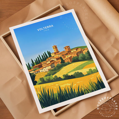 Volterra travel poster – view 10