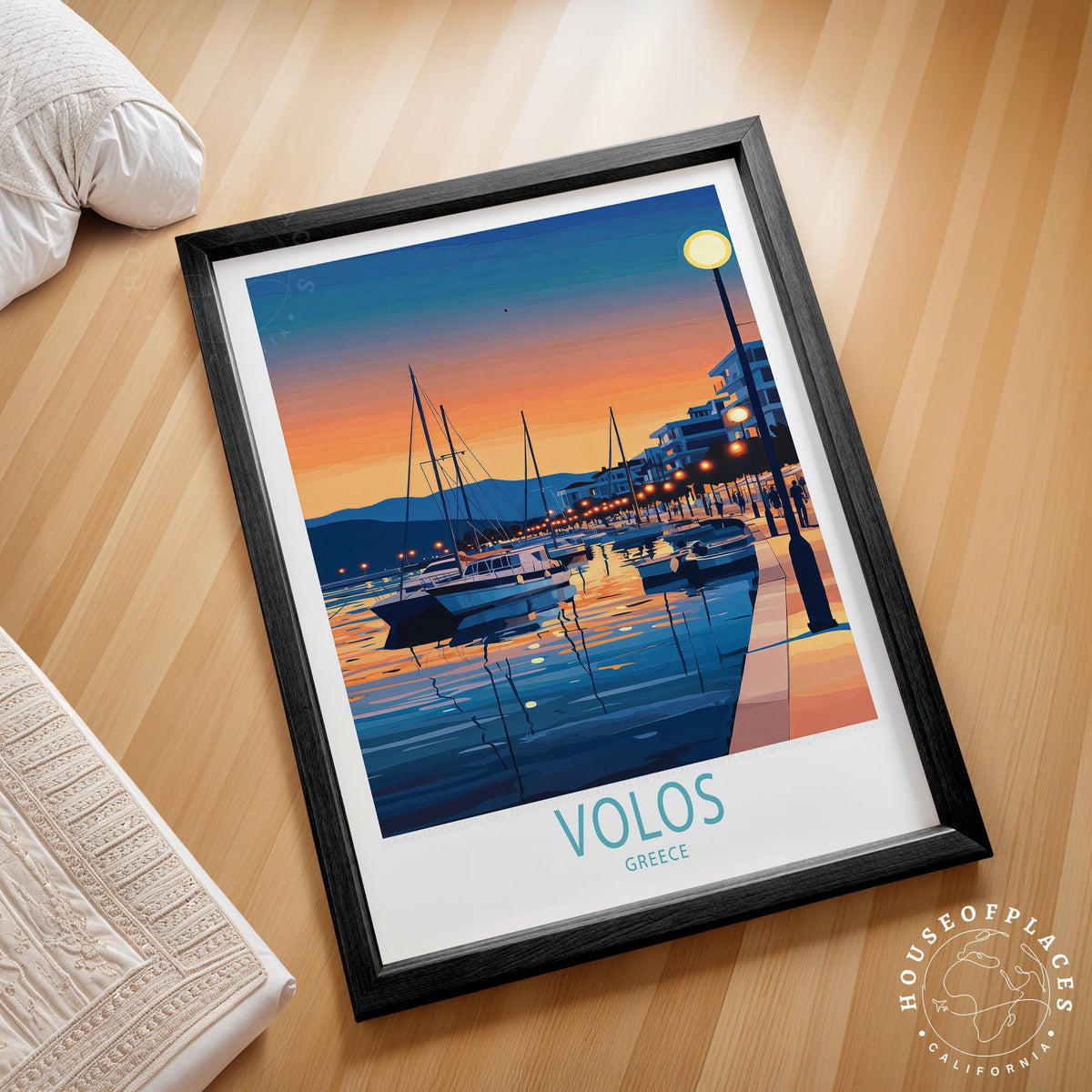 Volos travel poster – view 2