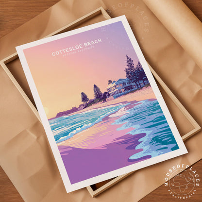 Cottesloe Beach travel poster – view 10