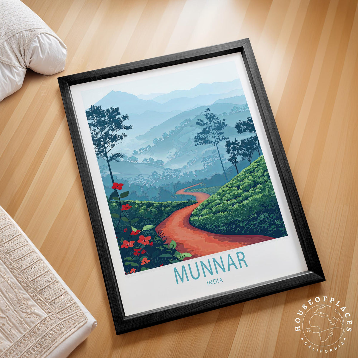 Munnar travel poster – view 2