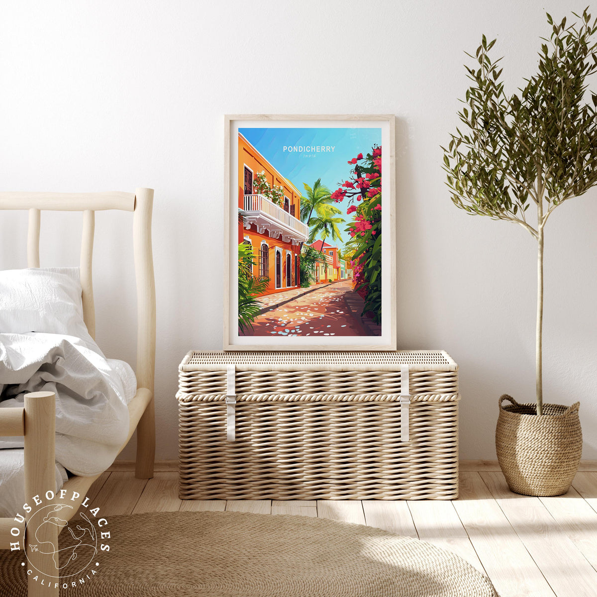 Pondicherry travel poster – view 3