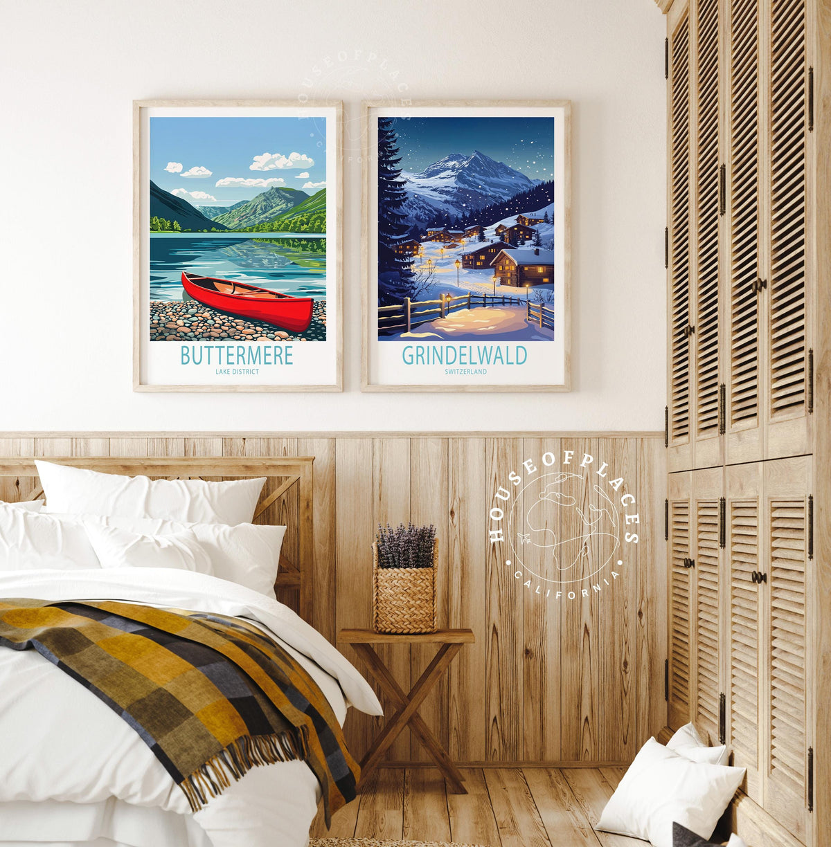 Grindelwald Switzerland Winter travel poster – view 6