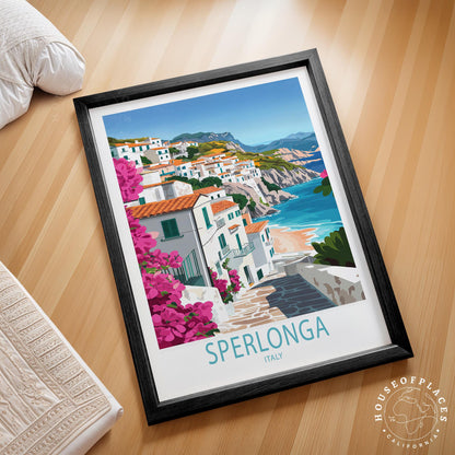 Sperlonga travel poster – view 2