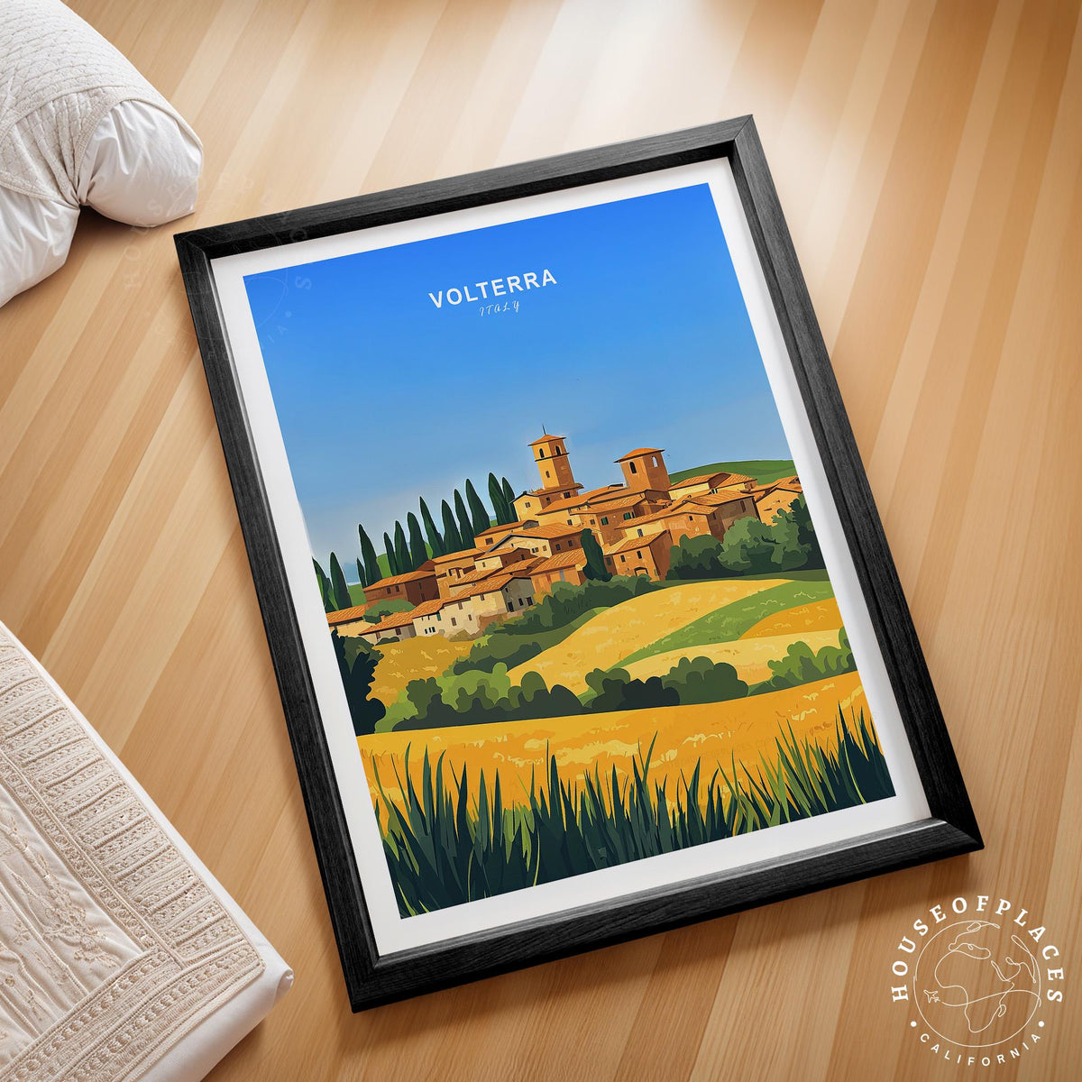 Volterra travel poster – view 2