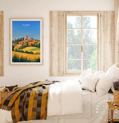 Volterra travel poster – view 7