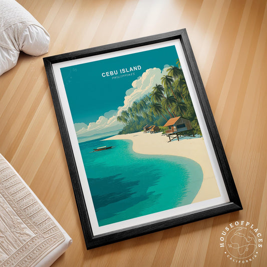 Cebu Island travel poster – view 2