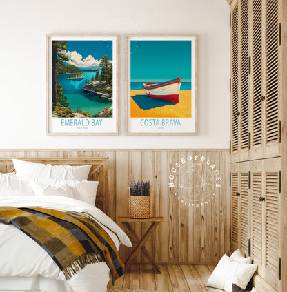 Emarald Bay State Park travel poster – view 6