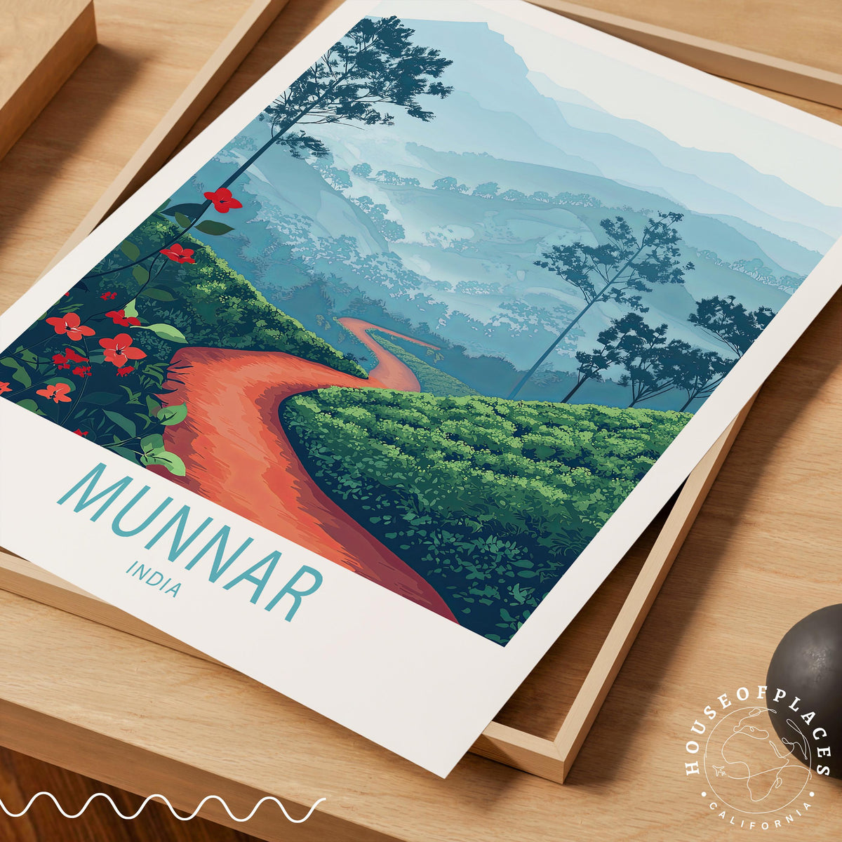 Munnar travel poster – view 4