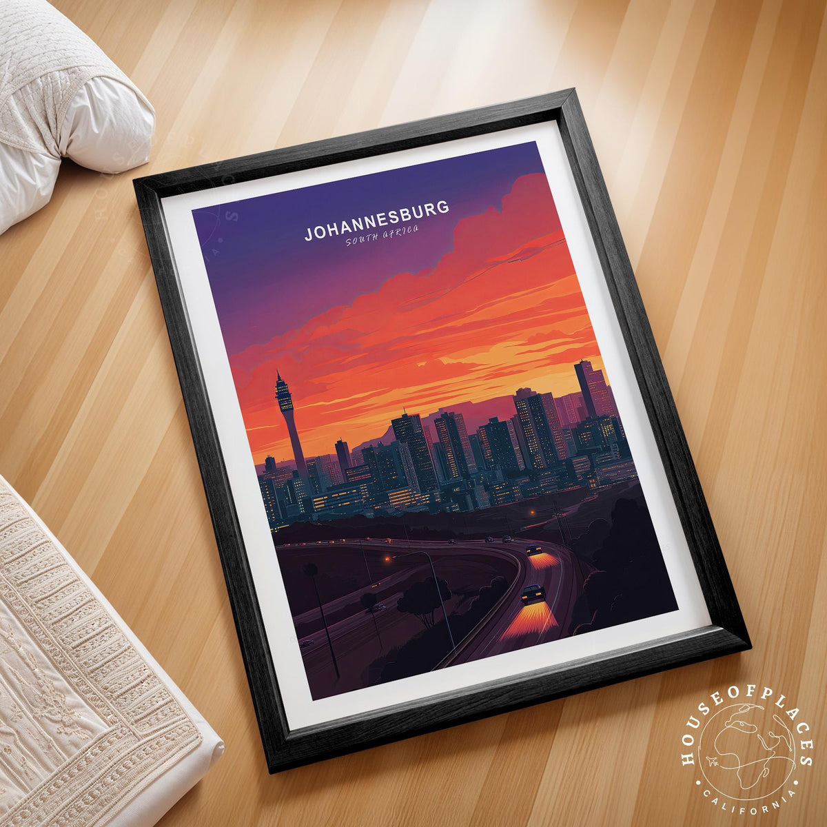 Johannesburg travel poster – view 2