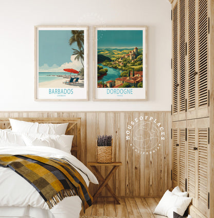 Barbados Caribbean travel poster – view 6