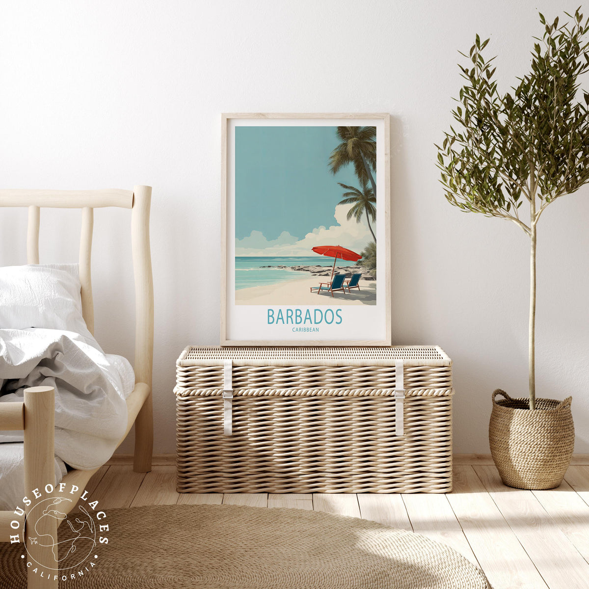 Barbados Caribbean travel poster – view 3