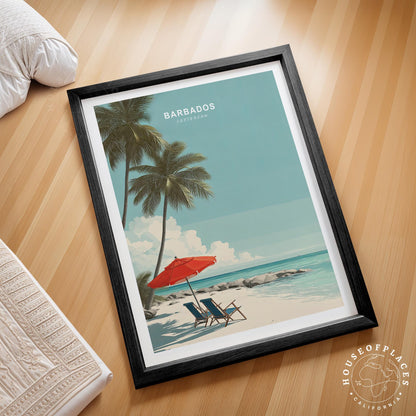 Barbados travel poster – view 2