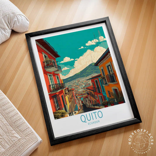 Quito travel poster – view 2
