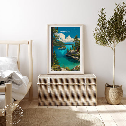Emarald Bay State Park travel poster – view 3