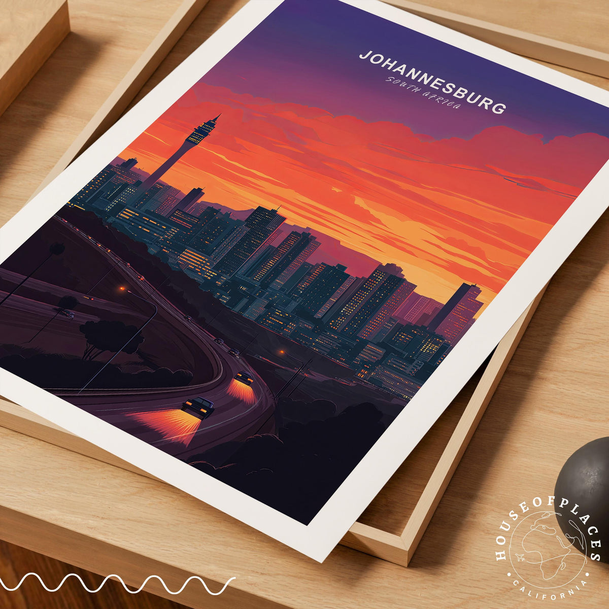 Johannesburg travel poster – view 4