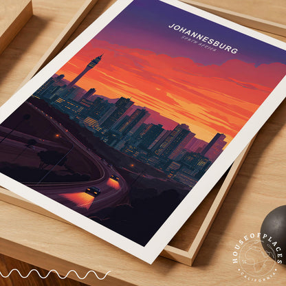 Johannesburg travel poster – view 4