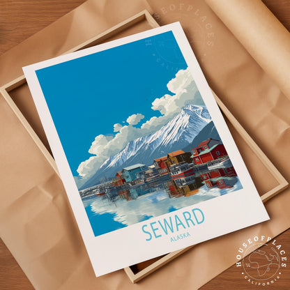 Seward travel poster – view 10