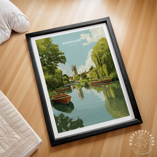 Abingdon travel poster – view 2