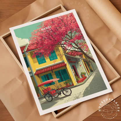 Hanoi travel poster – view 4
