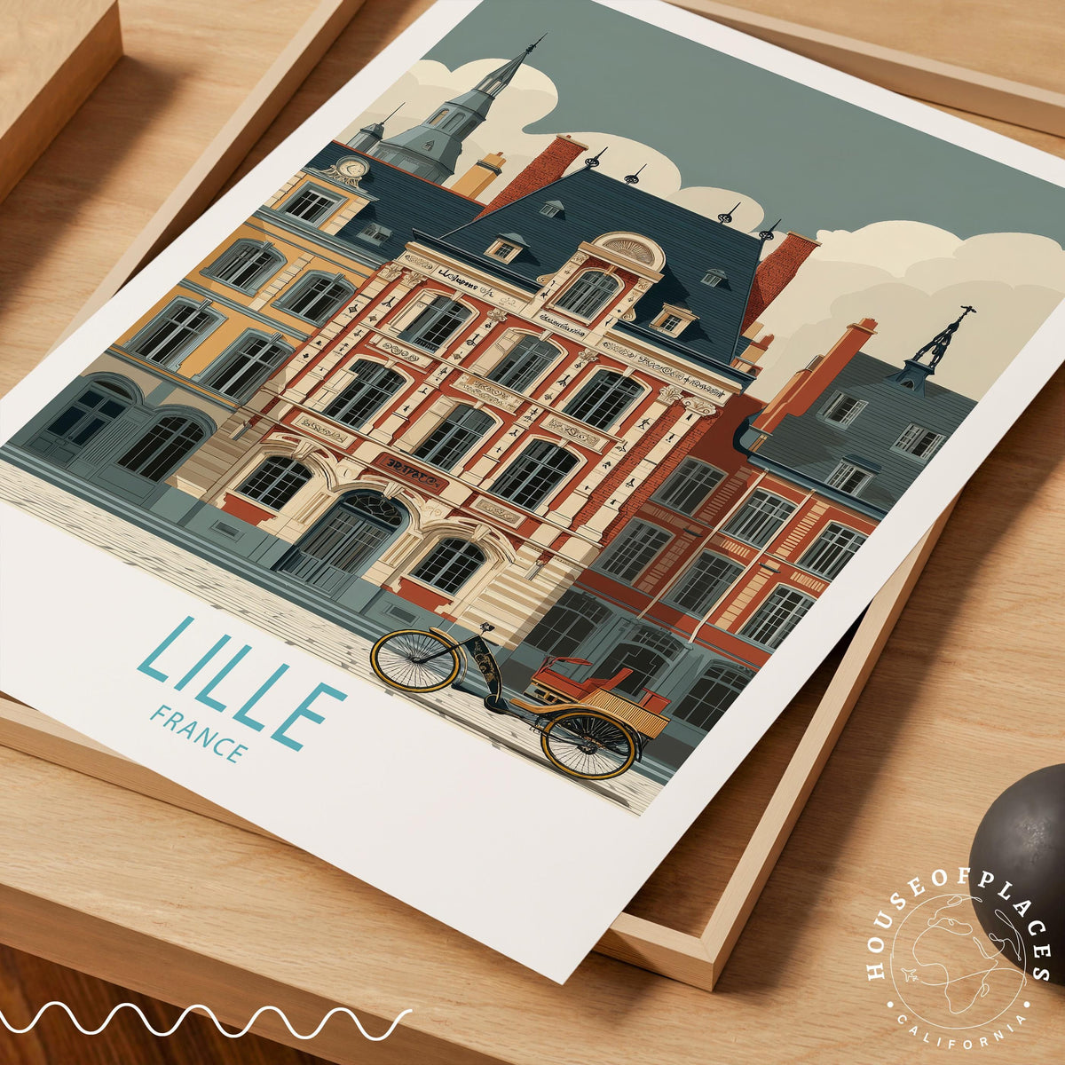 Lille travel poster – view 7