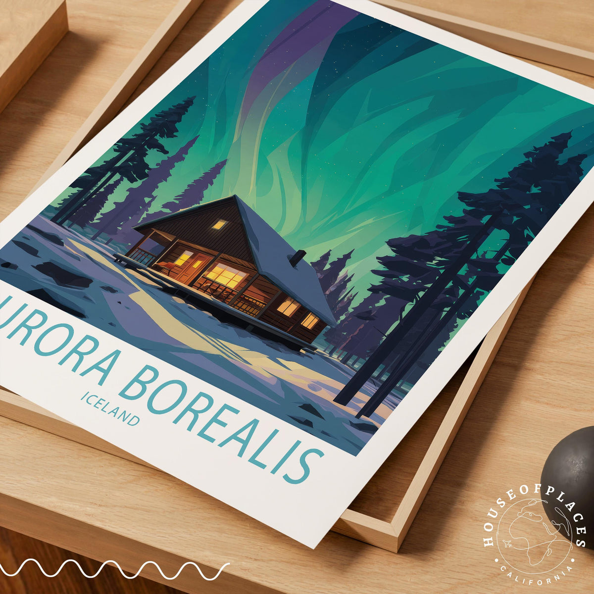 Aurora travel poster – view 7