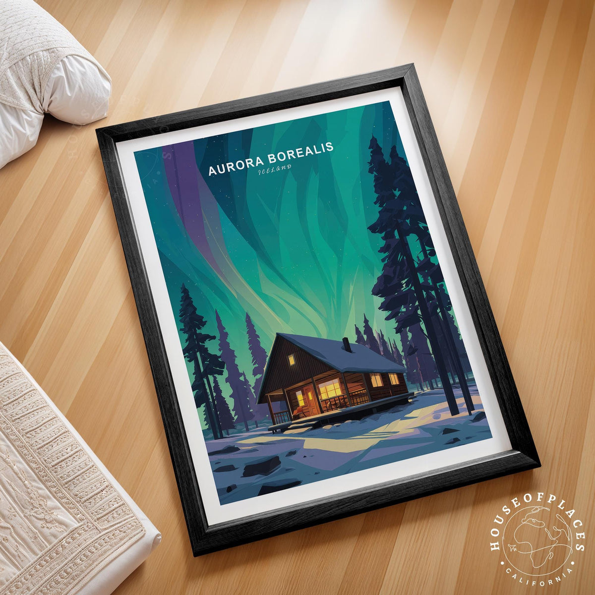 Aurora travel poster – view 2