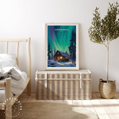 Aurora travel poster – view 3