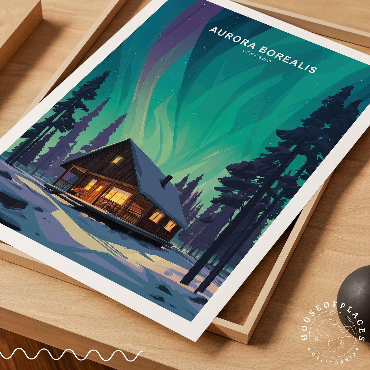 Aurora travel poster – view 7